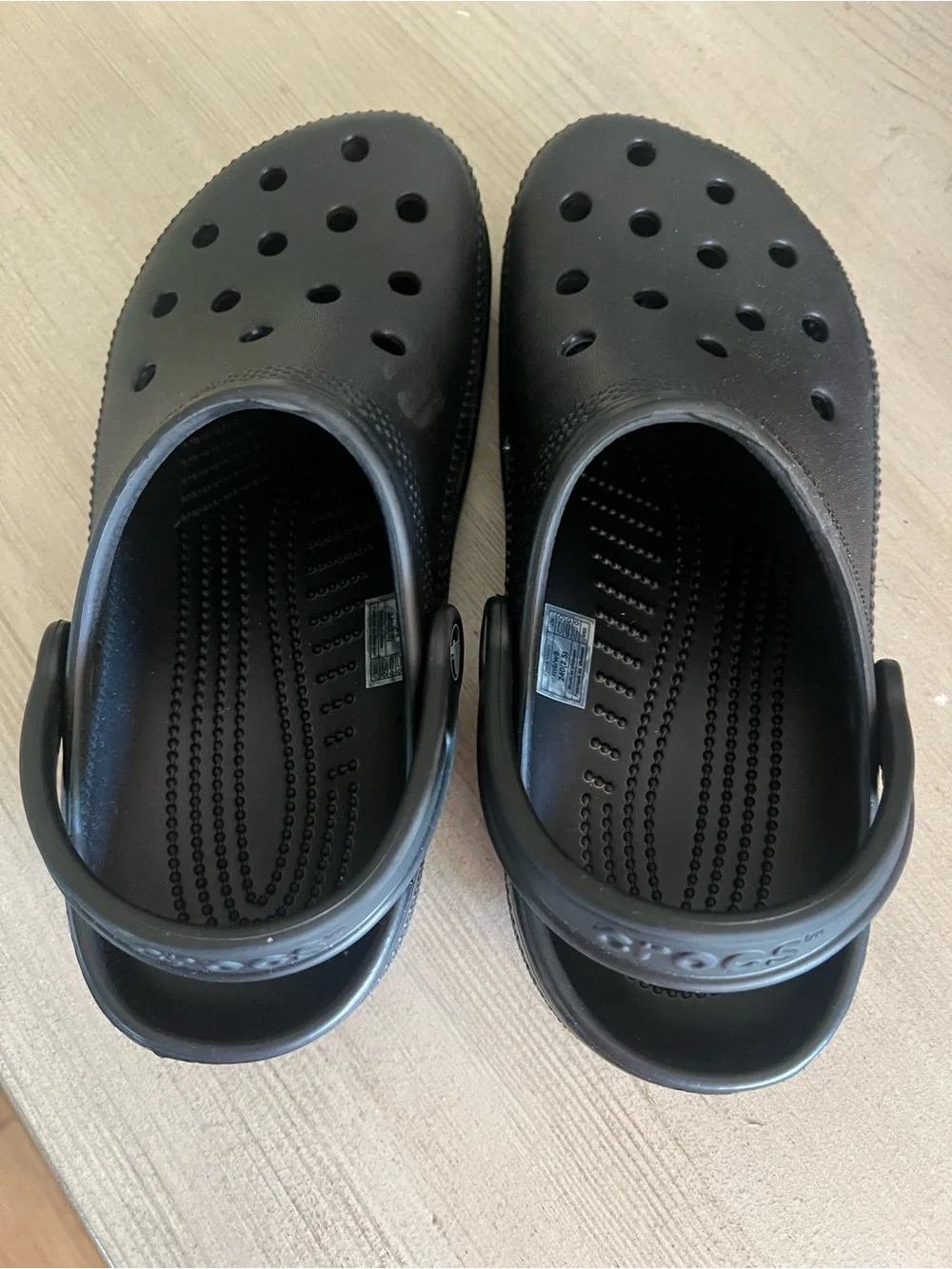 CROCS Black Classic Clog Sandals